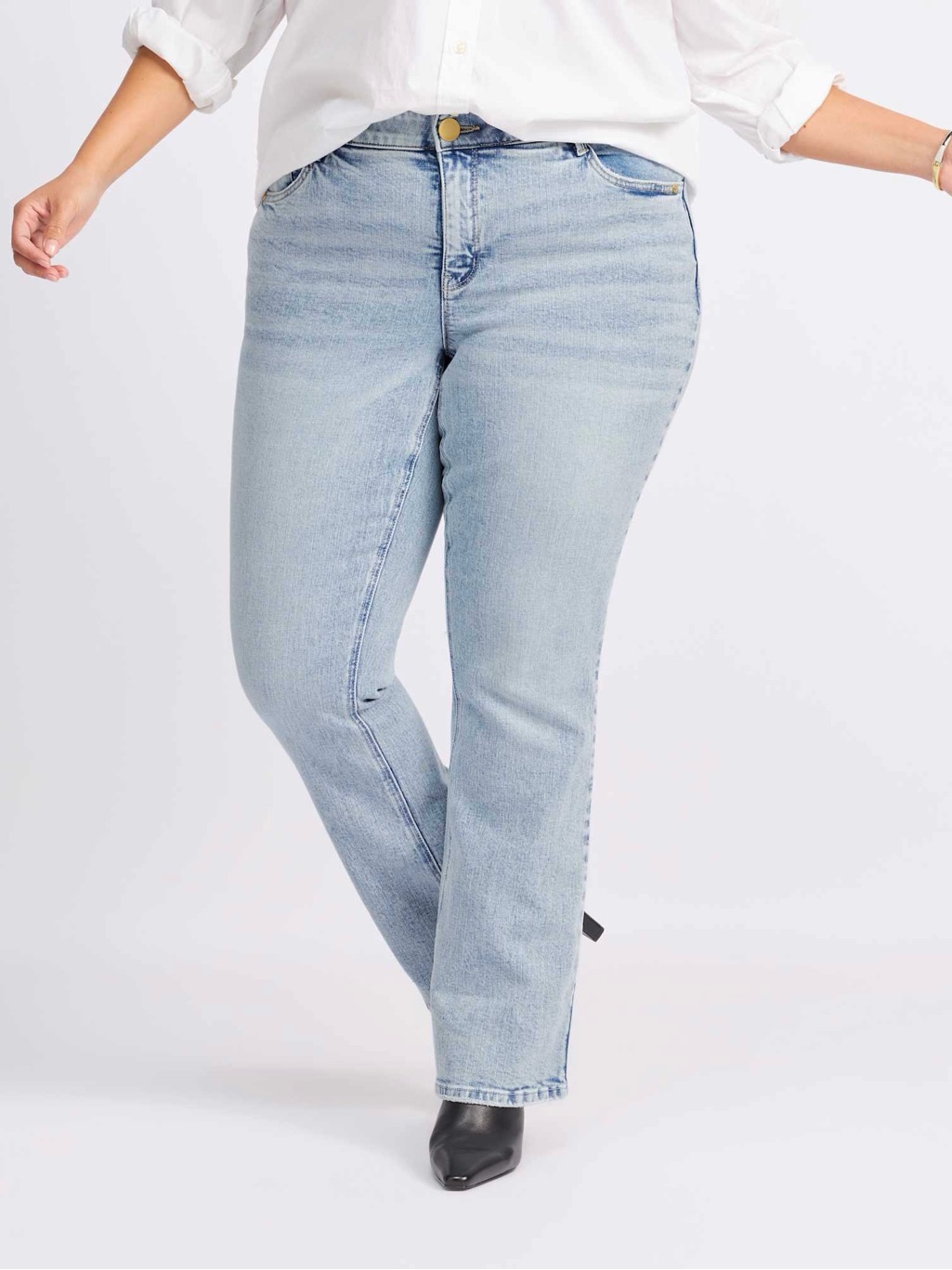 Stitch Fix Democracy Ab Solution Itty Bitty Boot Cut Jean Double Yoke Nwt